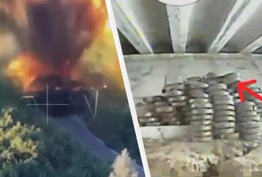 Російські міни і дешеві дрони: Україна рознесла два ключові мости РФ (відео)