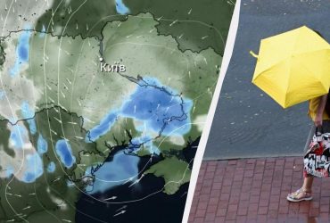 Атмосферний фронт несе до України дощі, - синоптики