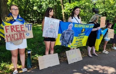 Фото Протесты в Киеве в день встречи Трампа и Путина 15 августа 2025