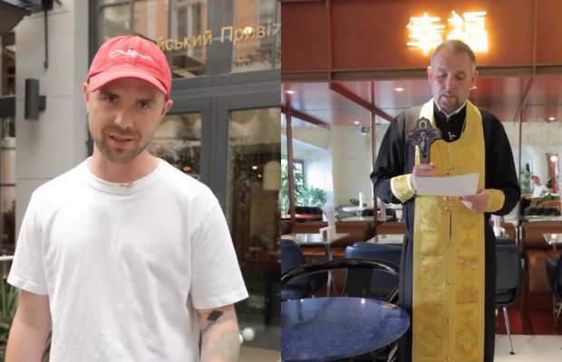 Кацурін освятив ресторан "Китайський привіт" у Львові після масового отруєння