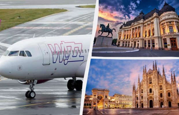 Wizz Air запустить майже три десятки нових маршрутів з Італії та Румунії