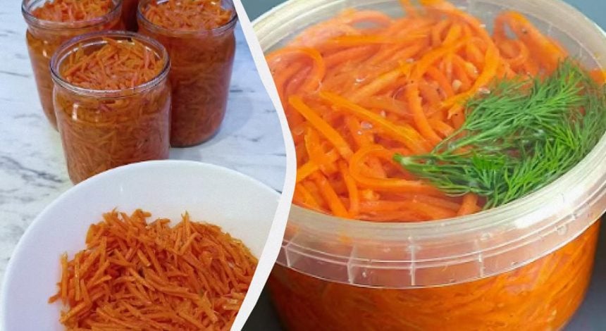 Солодка і хрустка морква по-корейськи на зиму: секрет у трьох головних спеціях