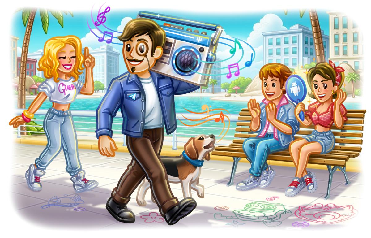 У Telegram з'явилися музичні статуси та інші поліпшення / фото Telegram У Telegram з'явилися музичні статуси та інші поліпшення / фото Telegram