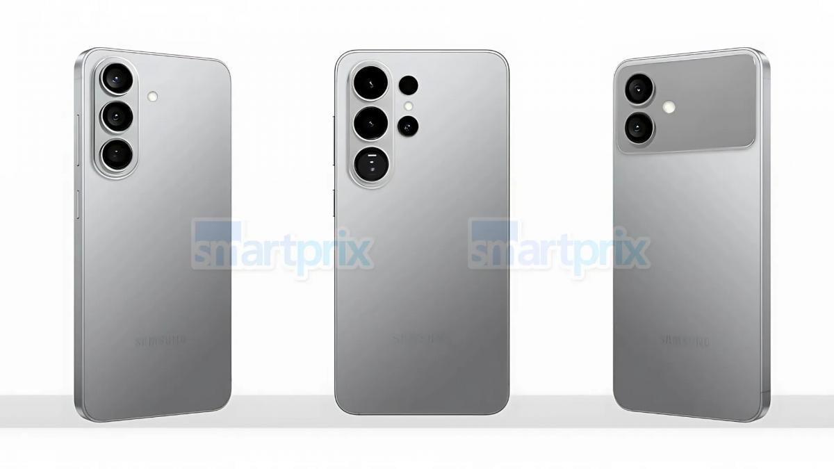 Galaxy S26 Pro, S26 Edge и S26 Ultra на новом рендере / фото Smartprix Galaxy S26 Pro, S26 Edge и S26 Ultra на новом рендере / фото Smartprix