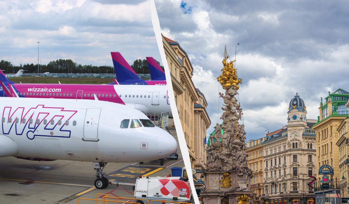 Wizz Air прекращает полеты из Вены / коллаж УНИАН, фото ua.depositphotos.com Wizz Air прекращает полеты из Вены / коллаж УНИАН, фото ua.depositphotos.com