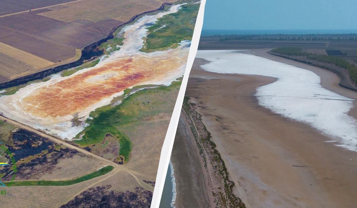 Висохли всі малі річки й водотоки у балках, які впадали в лимани / фото Іван Русєв Висохли всі малі річки й водотоки у балках, які впадали в лимани / фото Іван Русєв