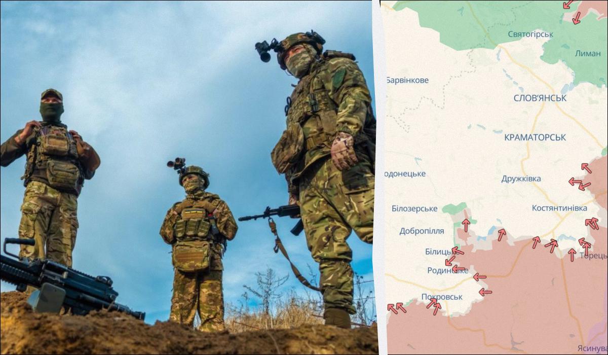 колаж УНІАН, фото 42 окрема механізована бригада, DeepState колаж УНІАН, фото 42 окрема механізована бригада, DeepState