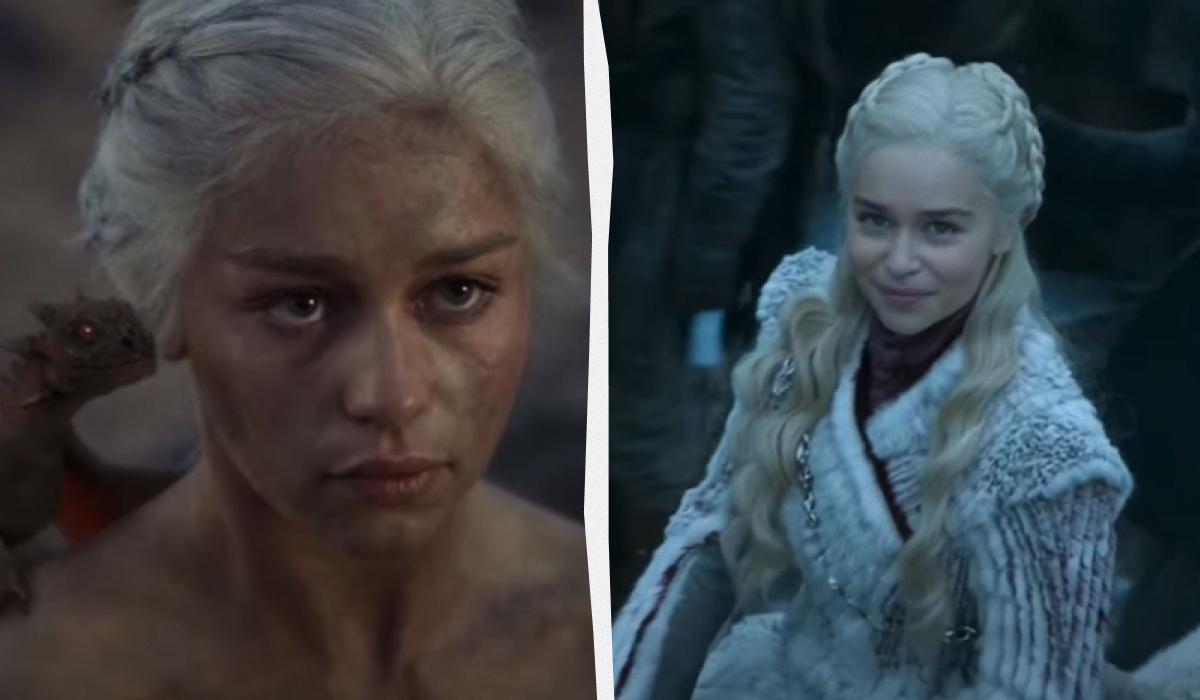 Сейчас Эмилии Кларк 38 лет / Коллаж УНИАН / Кадры из сериала Сейчас Эмилии Кларк 38 лет / Коллаж УНИАН / Кадры из сериала