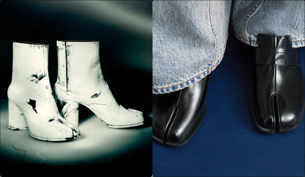 Раздвоенный носок уже давно популярен среди авангардной модной публики / коллаж УНИАН, фото instagram.com/maisonmargiela, instagram.com/netaporter Раздвоенный носок уже давно популярен среди авангардной модной публики / коллаж УНИАН, фото instagram.com/maisonmargiela, instagram.com/netaporter