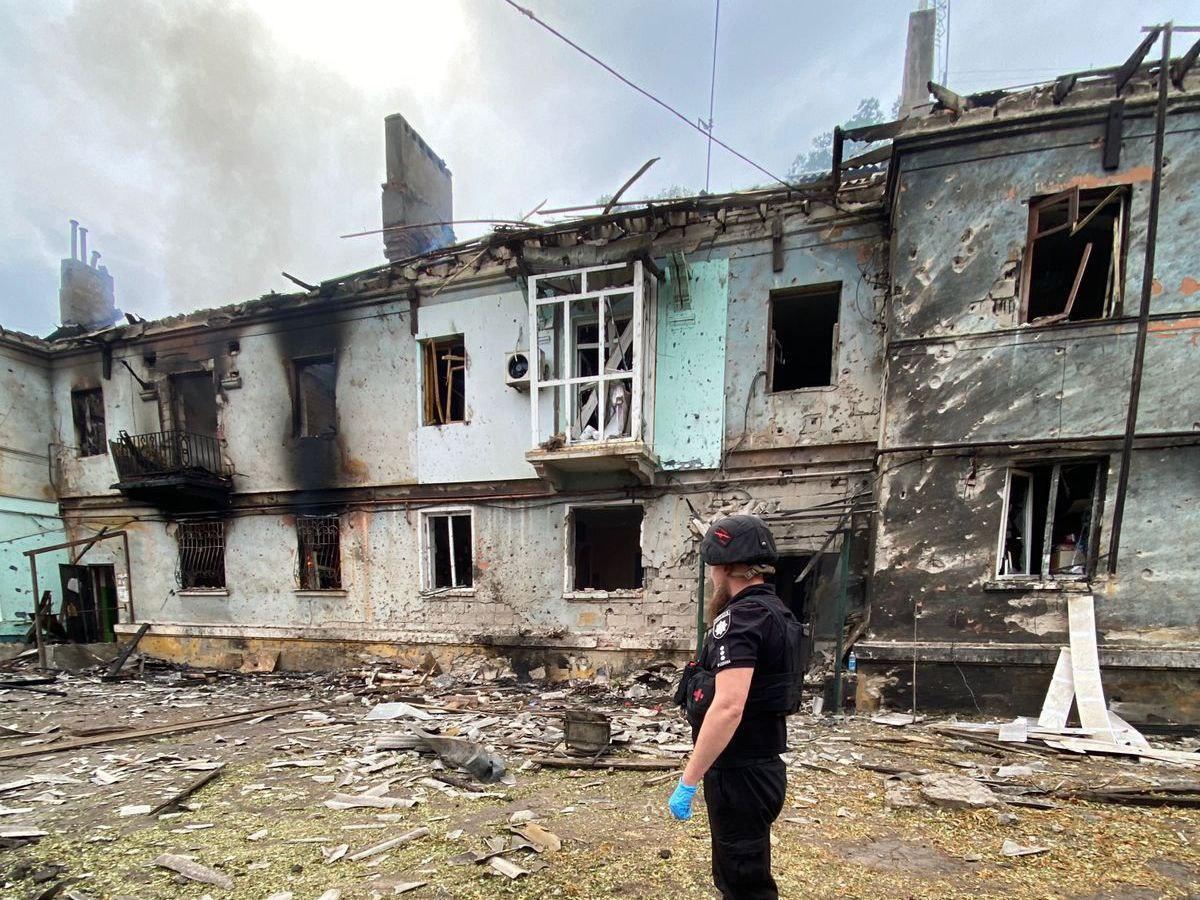 Внаслідок атаки загинули п’ятеро людей / фото t.me/VadymFilashkin Внаслідок атаки загинули п’ятеро людей / фото t.me/VadymFilashkin