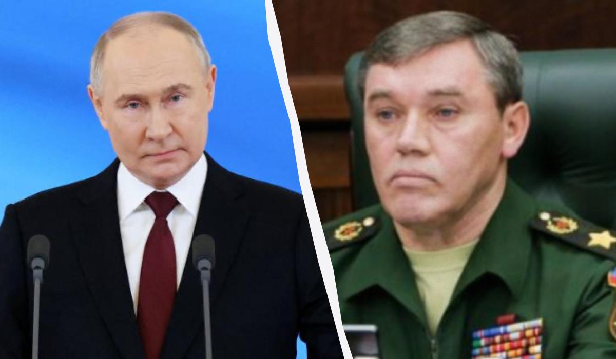 Путін і Герасимов у своїми останніми заявами сигналізують, що РФ може виграти війну на виснаження / колаж УНІАН, фото Getty Images, МО РФ Путін і Герасимов у своїми останніми заявами сигналізують, що РФ може виграти війну на виснаження / колаж УНІАН, фото Getty Images, МО РФ