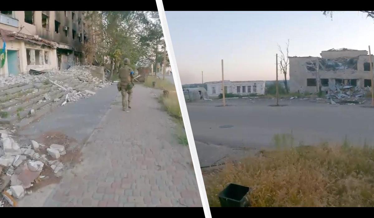 Военные показали, как выглядит Купянск сегодня / Коллаж УНИАН, скриншот Военные показали, как выглядит Купянск сегодня / Коллаж УНИАН, скриншот