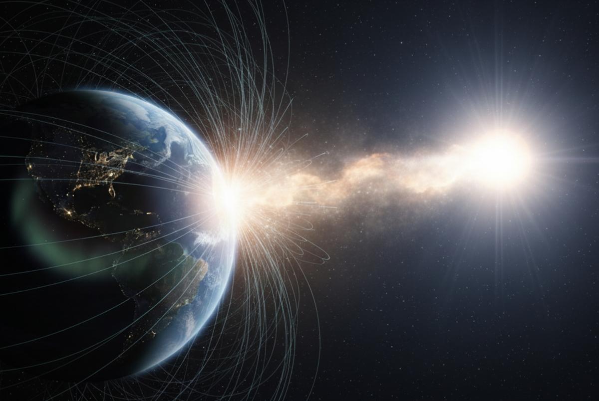 На Новий рік по Землі вдарить 6-бальна магнітна буря (графік) На Новий рік по Землі вдарить 6-бальна магнітна буря (графік)