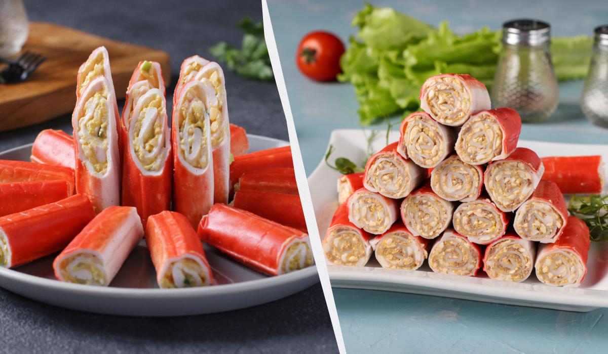 фаршированные крабовые палочки