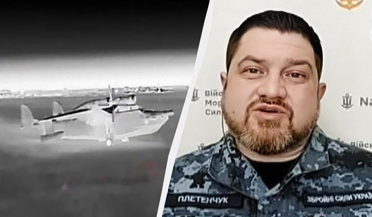 Ворог використовував «Чайки» для протидронової боротьби на морі / колаж УНІАН, скріншоти Ворог використовував «Чайки» для протидронової боротьби на морі / колаж УНІАН, скріншоти