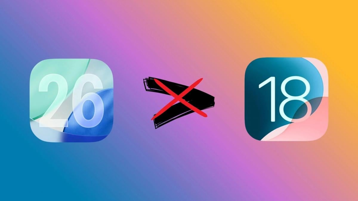 Apple заборонила "відкат" з iOS 26 до старої версії iOS 18 / Скриншот Apple заборонила "відкат" з iOS 26 до старої версії iOS 18 / Скриншот