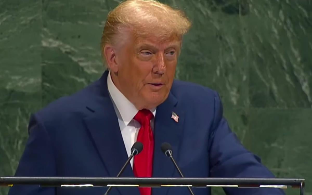 Трамп розповів про розмову з лауреаткою Нобелівської премії миру / скриншот Трамп розповів про розмову з лауреаткою Нобелівської премії миру / скриншот