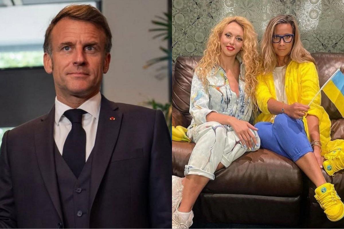 Оля Полякова неочікувано звернулась до Макрона / колаж УНІАН, фото instagram.com/emmanuelmacron, instagram.com/polyakovamusic Оля Полякова неочікувано звернулась до Макрона / колаж УНІАН, фото instagram.com/emmanuelmacron, instagram.com/polyakovamusic