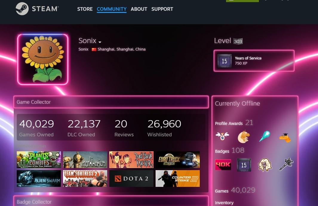 Користувач Steam поставив рекорд за кількістю ігор на акаунті, зібравши 40 тисяч проєктів Користувач Steam поставив рекорд за кількістю ігор на акаунті, зібравши 40 тисяч проєктів