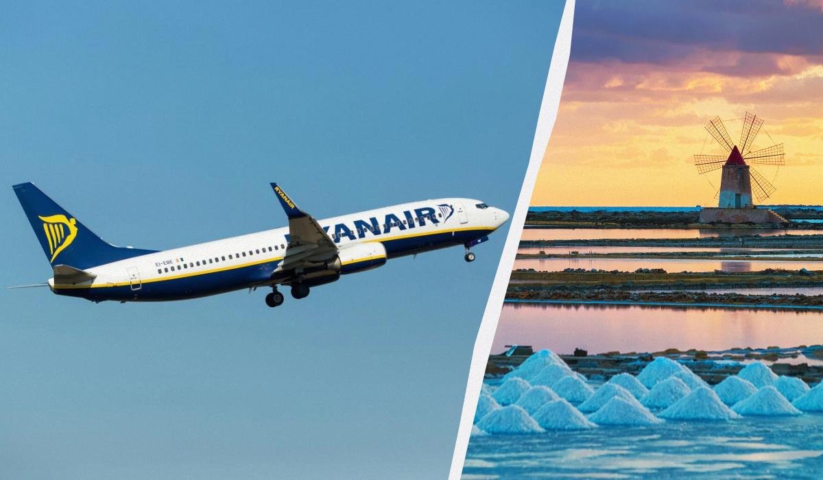 Ryanair літатиме в сицилійський аеропорт Трапані-Марсала / колаж УНІАН, фото ua.depositphotos.com Ryanair літатиме в сицилійський аеропорт Трапані-Марсала / колаж УНІАН, фото ua.depositphotos.com
