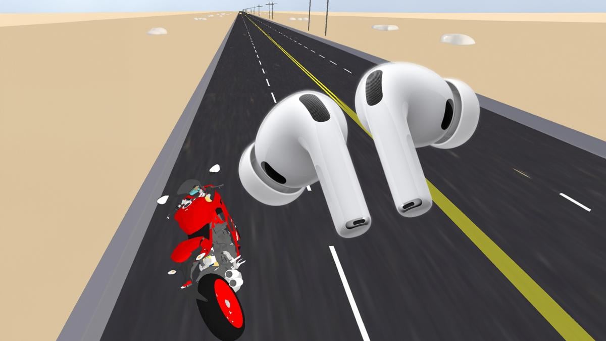 В App Store вийшли перегони для iPhone і iPad з керуванням через AirPods/ Скриншот В App Store вийшли перегони для iPhone і iPad з керуванням через AirPods/ Скриншот