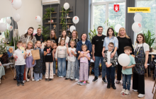 В Киеве накануне 1 сентября провели праздник для детей защитников Мариуполя, которые впервые идут в школу