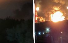 Безпілотники вдарили по Рязанській області Росії: на НПЗ почалася потужна пожежа