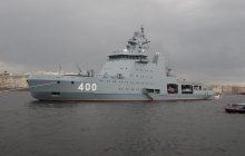 Російський флот отримав "принципово новий" корабель, який зможе нести "Калібри"