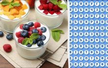 Только читатели с глазами орла найдут слово "йогурт" за 12 секунд: сложная головоломка