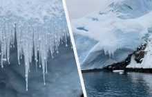 Украинские полярники увидели удивительное "ледяное ожерелье": как оно образовалось
