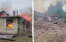 На Волині з літака на будинок впав боєприпас, - ЗМІ (відео)