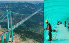 Вдвое выше Эйфелевой башни: Китай завершил строительство рекордного мега-моста (фото)