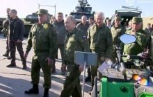 Путін у військовій формі з'явився на навчаннях "Захід-2025" (видео)