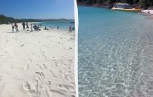 Турист посетил "лучший пляж в мире" и был удивлен тем, что там нашел (видео)