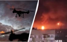 Вибухи і масштабна пожежа: українські дрони уразили два стратегічних НПЗ в Росії
