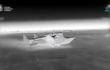 В Крыму впервые в истории Силы обороны сожгли два вражеских самолета-амфибии Бе-12 (видео)