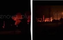 Дроны ударили по тяговой подстанции и двум НПЗ в России (видео)