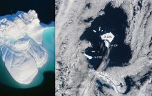 Спутниковые снимки показывают, что самый известный айсберг Антарктиды неизбежно погибнет