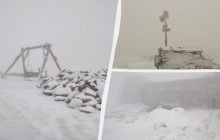 В Карпатах заснежило: в ГСЧС показали, где уже начинает хозяйничать зима (фото)