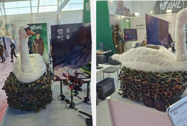 Зброя чи жарт: у Польщі створили бойову качку у формі лебедя