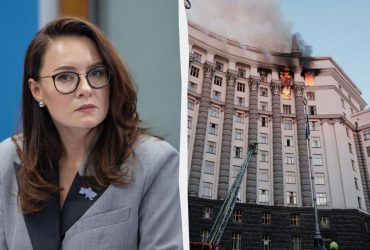 Уперше внаслідок атаки було пошкоджено будівлю Кабміну, - Свириденко