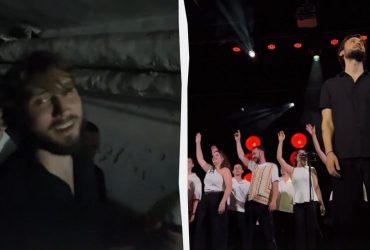 Хор Гомін спел Цей сон прямо в укрытии (видео)