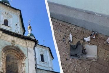 Атака по символу города: российский дрон попал в собор в центре Сум