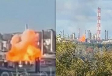 Украинские дроны ударили по российской Уфе, загорелся нефтезавод, - источники