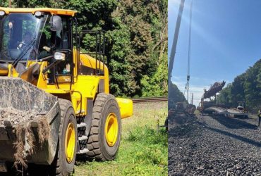 Вибух у потязі на Київщині: пошкоджений рухомий склад прибрали, вкладатимуть нові рейки