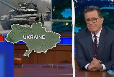 Героическая борьба вдохновляет: в The Late Show показали карту Украины без Крыма