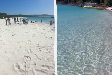 Турист посетил лучший пляж в мире и был удивлен тем, что там нашел (видео)