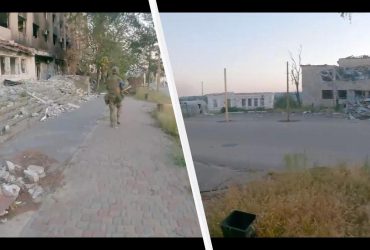 Ситуация напряженная: военные показали видео из центра Купянска