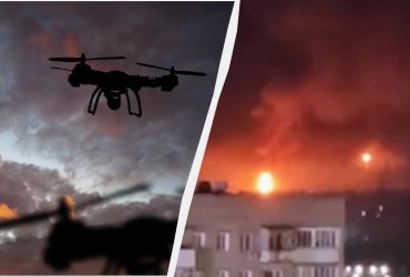 Вибухи і масштабна пожежа: українські дрони уразили два стратегічних НПЗ в Росії