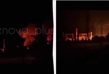 Дроны ударили по тяговой подстанции и двум НПЗ в России (видео)